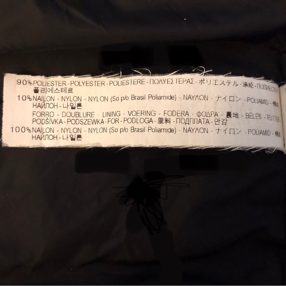 COPY - Zara navy midnight blue down puffer funnel neck coat jacket size XS - Picture 11 of 15